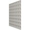 Ekena Millwork 19 5/8in. W x 19 5/8in. H Bradford EnduraWall Decorative 3D Wall Panel Covers 2.67 Sq. Ft. WP20X20BRCAB - alternate 6
